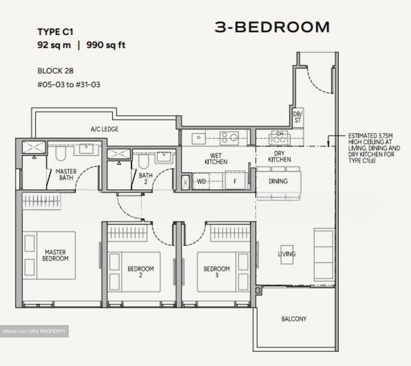 Union Square Residences (D1), Apartment #540840371